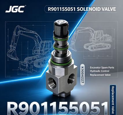 R901155051 piezas de repuesto de excavadora excavadora válvula solenoide K9004227 R901155051