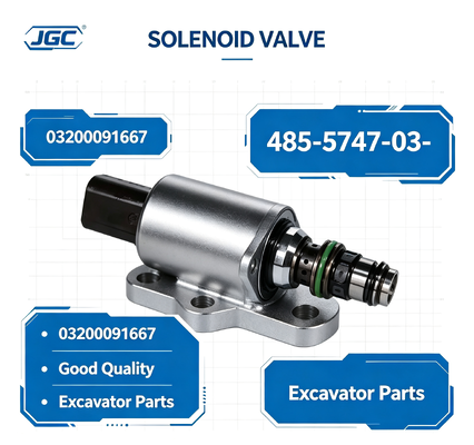 485-5747-03- 03200091667 VÁLVULA SOLENOIDE Piezas de excavadora de buena calidad