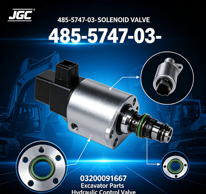 485-5747-03- 03200091667 VÁLVULA SOLENOIDE Piezas de excavadora de buena calidad