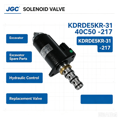 VÁLVULA SOLENOIDE KDRDE5KR-31 40C50 -217 Apta para Repuestos de Excavadora