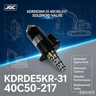 VÁLVULA SOLENOIDE KDRDE5KR-31 40C50 -217 Apta para Repuestos de Excavadora