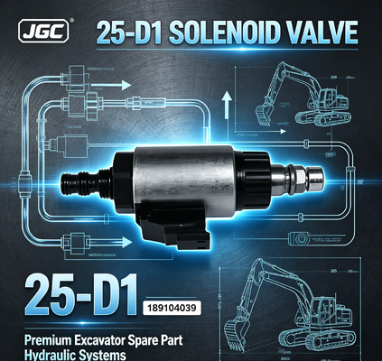 Válvula Solenoide 25-D1 (189104039) - Repuesto Premium para Excavadoras para Sistemas Hidráulicos