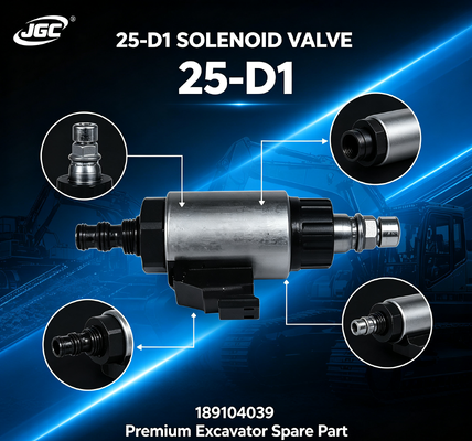 Válvula Solenoide 25-D1 (189104039) - Repuesto Premium para Excavadoras para Sistemas Hidráulicos