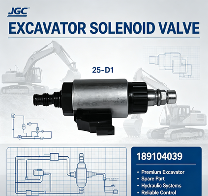 Válvula Solenoide 25-D1 (189104039) - Repuesto Premium para Excavadoras para Sistemas Hidráulicos