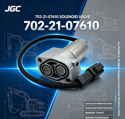 702-21-07610 piezas de maquinaria de construcción Excavadora válvula de solenoide para PC270-8 PC350-8 PC450-8