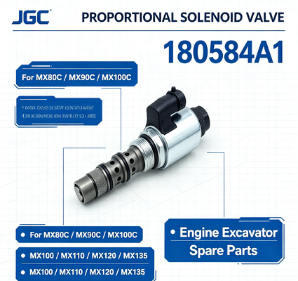 180584A1 Válvula Solenoide Proporcional para Excavadora MX80C MX90C MX100C MX100 MX110 MX120 MX135 Partes de Repuesto de Válvula