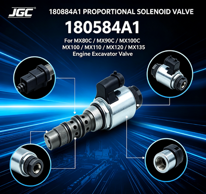 180584A1 Válvula Solenoide Proporcional para Excavadora MX80C MX90C MX100C MX100 MX110 MX120 MX135 Partes de Repuesto de Válvula