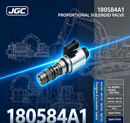 180584A1 Válvula Solenoide Proporcional para Excavadora MX80C MX90C MX100C MX100 MX110 MX120 MX135 Partes de Repuesto de Válvula