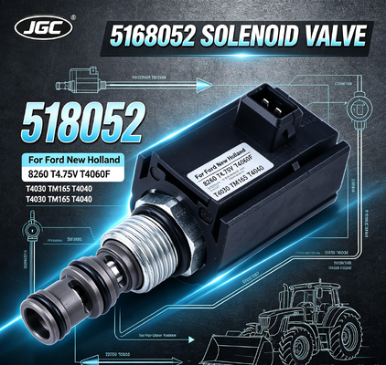 5168052 Válvula Solenoide para Piezas de Excavadora Ford New Holland 8260 T4.75V T4060F T4030 TM165 T4040