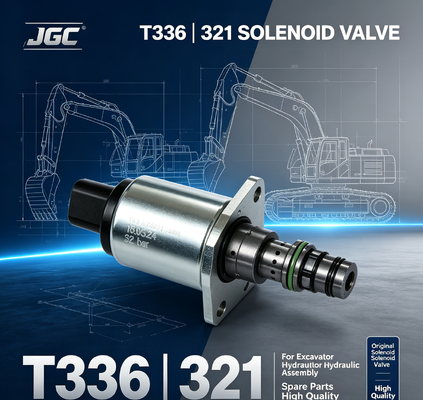 Válvula solenoide original de alta calidad para excavadoras