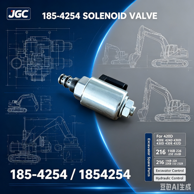 1854254 Venta en caliente Válvula solenoide para piezas de repuesto de excavadoras 420D 420E 424D 430D 430E 432D 216 216B 226 226B 232 232B