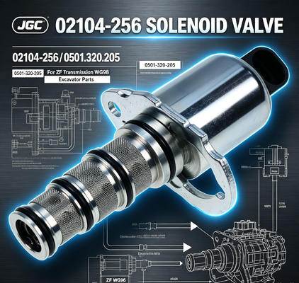 02104-256 0501-320-205   Válvula Solenoide para Transmisión ZF Wg98