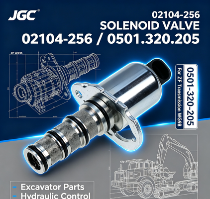 02104-256 0501-320-205   Válvula Solenoide para Transmisión ZF Wg98