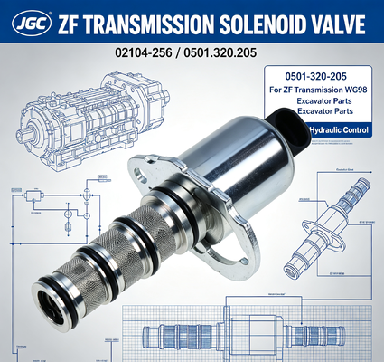 02104-256 0501-320-205   Válvula Solenoide para Transmisión ZF Wg98