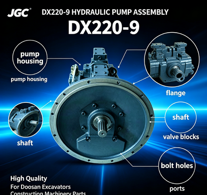 DX220-9 Ensamblaje de bomba hidráulica de estilo antiguo de alta calidad para excavadoras Doosan Partes de maquinaria de construcción