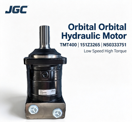 TMT400 | 151Z3265 | N50333751 Motor Hidráulico Orbital para Excavadora, Cargadora Compacta, Cosechadora, Motor de Baja Velocidad y Alto Par para Trabajo Pesado